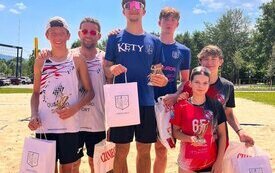 Upalny Turniej siatk&oacute;wki plażowej rozegrany 5