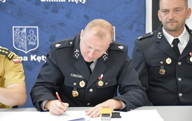 Podpisano porozumienie o dalszej przynależności Ochotniczej Straży Pożarnej w Bielanach do Krajowego Systemu Ratowniczo-Gaśniczego na kolejne 5 lat! 3