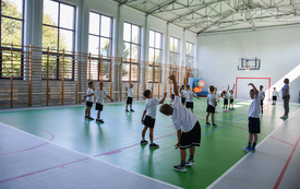 Sala gimnastyczna w Zespole Szkolno-Przedszkolnym w Łękach zmodernizowana! 2