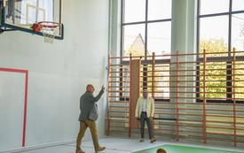 Sala gimnastyczna w Zespole Szkolno-Przedszkolnym w Łękach zmodernizowana! 8
