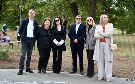 Nowy plac zabaw już służy naszym milusińskim 90