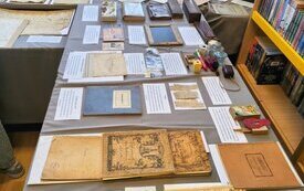 Jak wyglądała szkoła naszych dziadk&oacute;w i rodzic&oacute;w?  - wystawa w bibliotece Szkoły Podstawowej  im. gen. Wł. Sikorskiego w Nowej Wsi 3