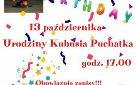 Plakat Urodziny Kubusia Puchatka