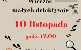 PLAKAT Wiecz&oacute;r małych detektyw&oacute;w