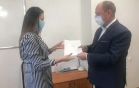 Uroczysty awans zawodowy nauczycielki z przedszkola nr 8 w Kętach 2