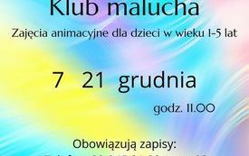 PLAKAT grudzień Klub Malucha