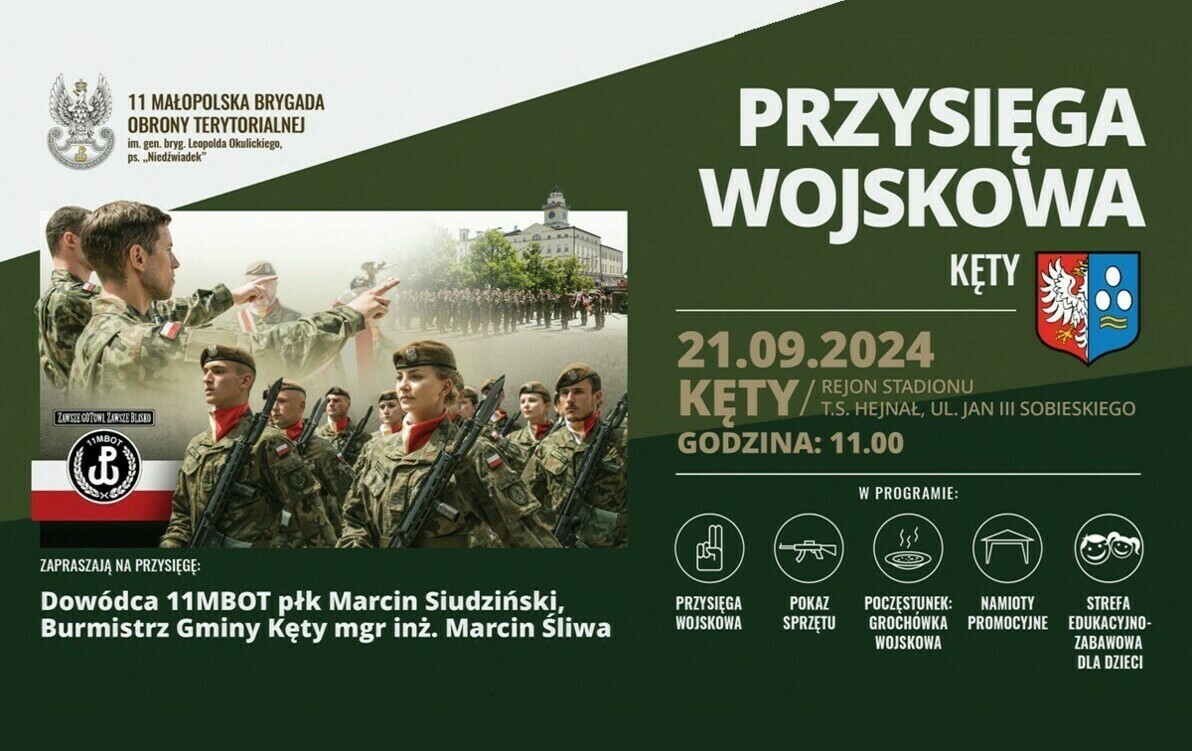 Zdjęcie do Przysięga wojskowa małopolskich Terytorials&oacute;w