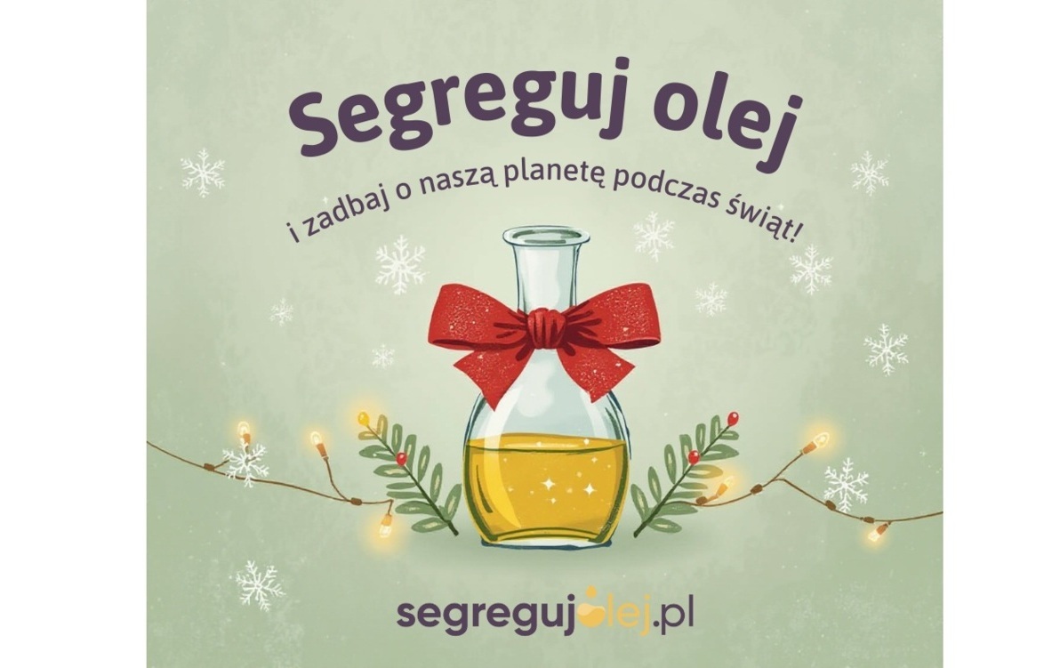 Zdjęcie do Świąteczne życzenia od projektu Segreguj Olej!