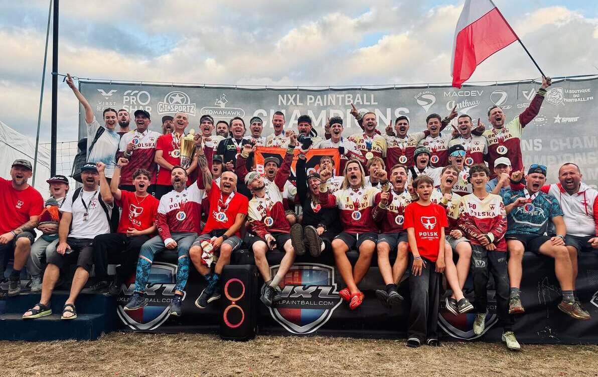 Zdjęcie do Mistrzowie świata w paintballu - kęczanin Marek Eryk Oż&oacute;g w złotej reprezentacji Polski
