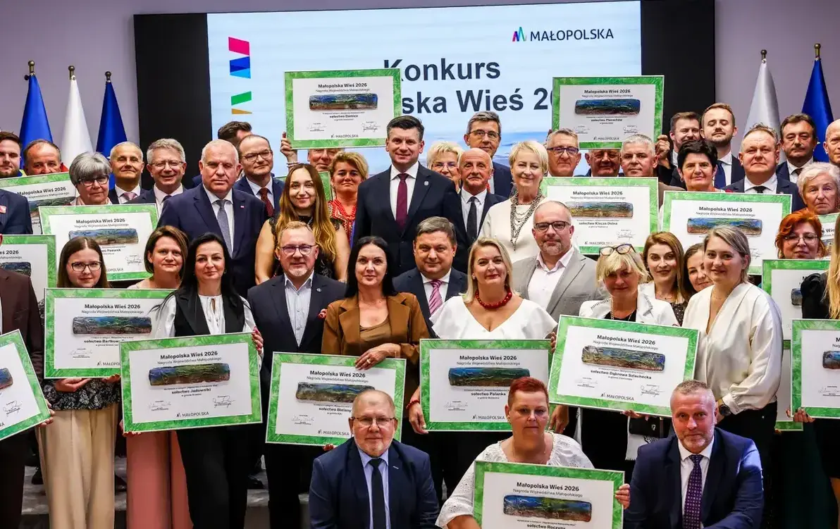 Wręczenie dyplomów w ramach konkursu Małopolska Wieś 2026