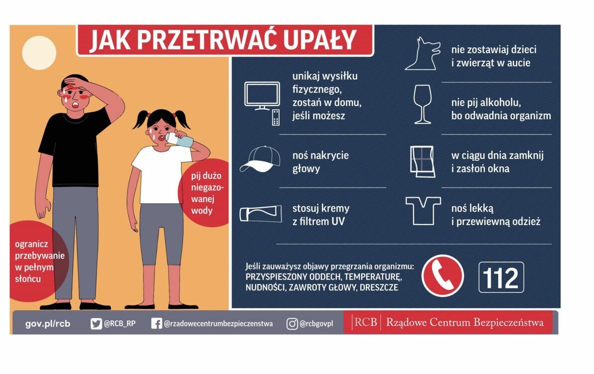 Zdjęcie do UWAGA! Upał nie odpuszcza. Nadchodzi kolejna fala gorąca!