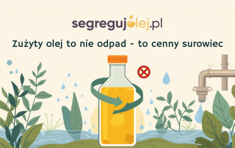 Zdjęcie do Zużyty olej to nie odpad &mdash; to cenny surowiec