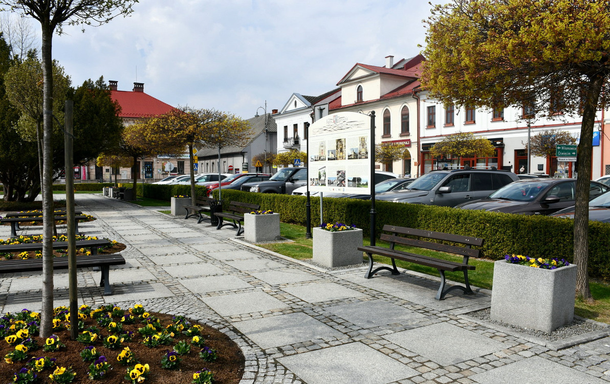 Zdjęcie do Wieczorny oprysk zieleni na Rynku