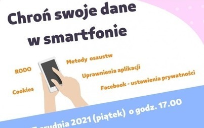 Zdjęcie do Warsztaty &quot;Jak chronić swoje dane w smartfonie?&quot;