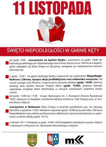 Zapraszamy do wspólnego uczczenia Święta Niepodległości 11 listopada 