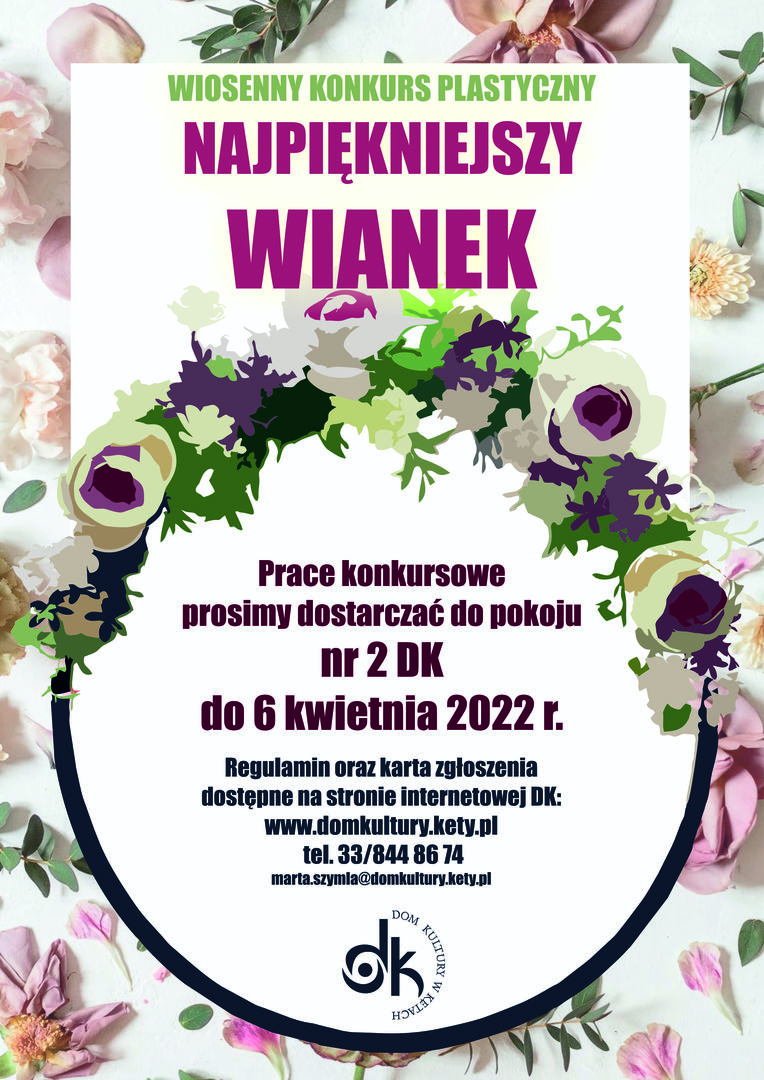 Plakat promujący Konkurs Wiosenny