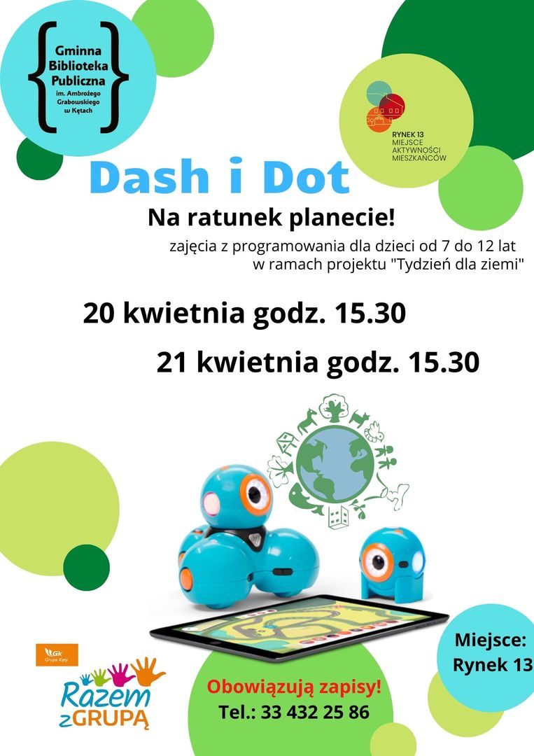 Plakat promujący zajęcia dla dzieci Plakat promujący zajęcia dla dzieci