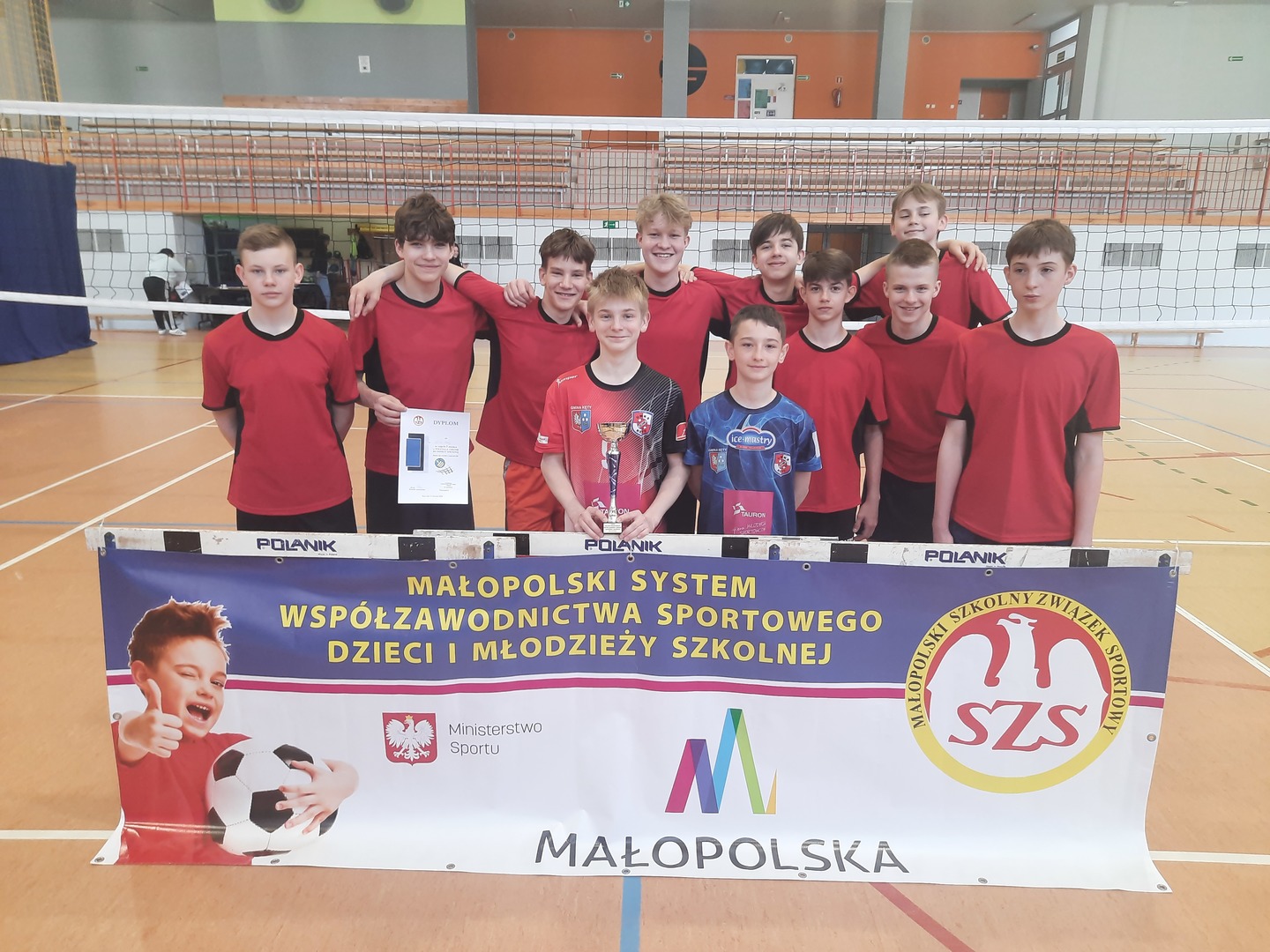  półfinał wojewódzki w piłce siatkowej chłopców
