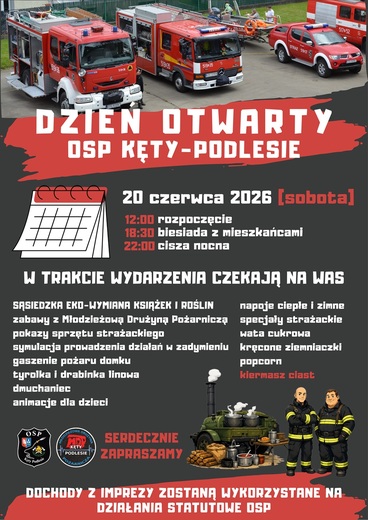 Dzień otwarty w OSP Kęty Podlesie