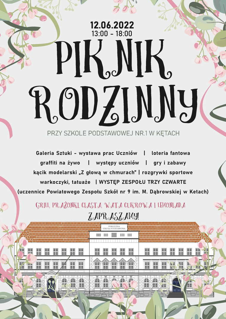 Piknik Rodzinny - plakat informacyjny