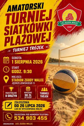 Amatorski Turniej Siatk&oacute;wki Plażowej