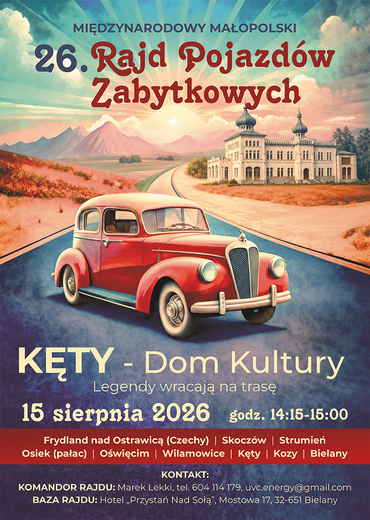 26. Rajd Pojazd&oacute;w Zabytkowych już wkr&oacute;tce! 