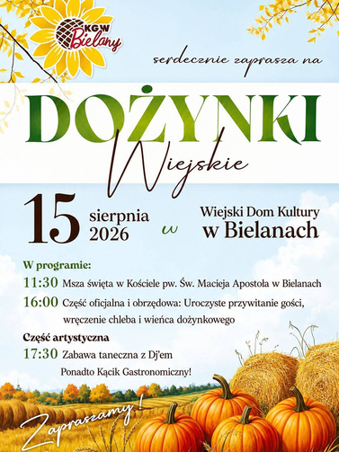 Dożynki wiejskie w Bielanach