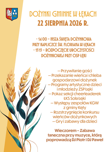 Dożynki gminne w Łękach
