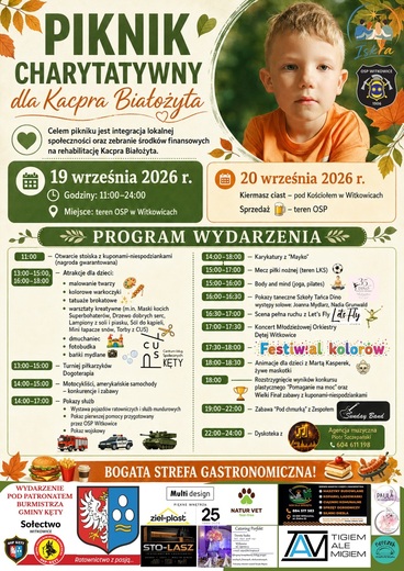 Piknik charytatywny dla Kacpra Białożyta