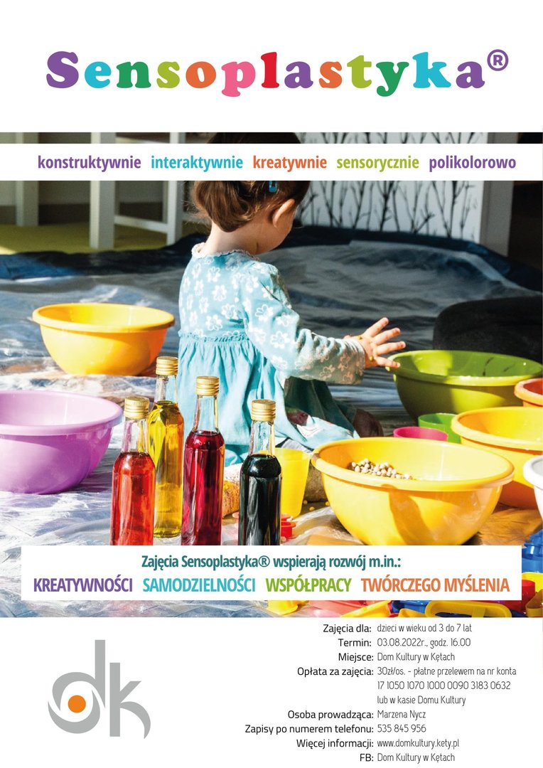 Sensoplastyka - plakat informacyjny Sensoplastyka - plakat informacyjny