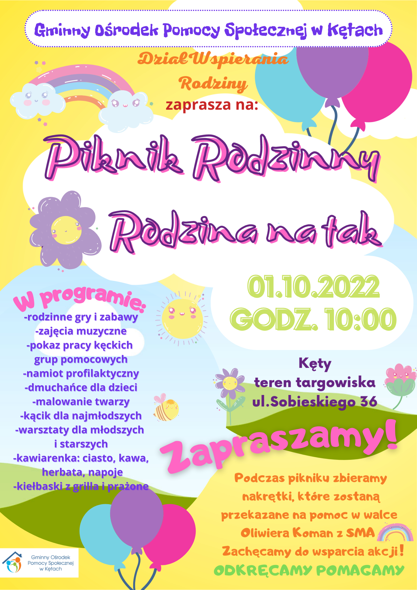 Piknik Rodzinny RODZINA NA TAK - plakat