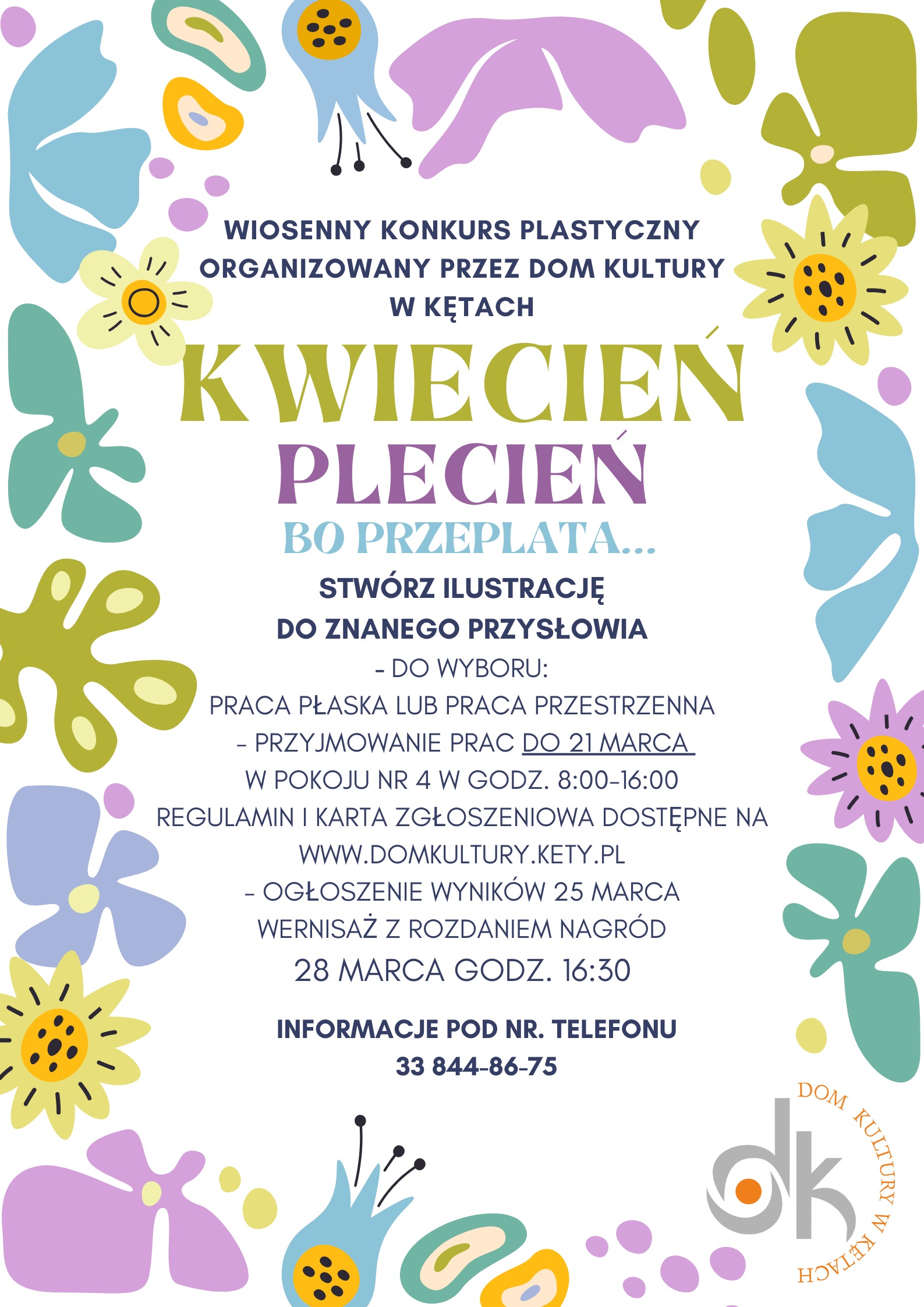 Plakat konkursu plastycznego