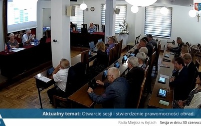 Zdjęcie do LVIII sesja Rady Miejskiej w Kętach - transmisja na żywo