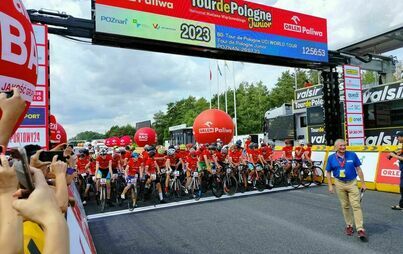 Zdjęcie do Sukcesy kęckich kolarzy w Tour de Pologne Junior