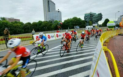 Zdjęcie do Trzeci etap Tour de Pologne Junior z zawodnikami kęckiego Sokoła