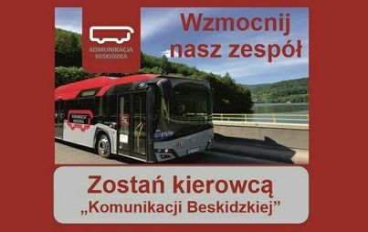 Zdjęcie do Szukasz stabilnej pracy? Zostań kierowcą Komunikacji Beskidzkiej!