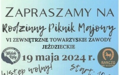 Zdjęcie do Rodzinny Piknik Majowy