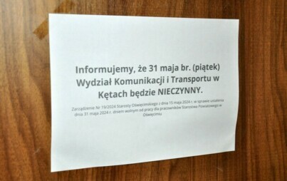 Zdjęcie do Wydział Komunikacji i Transportu w piątek nieczynny