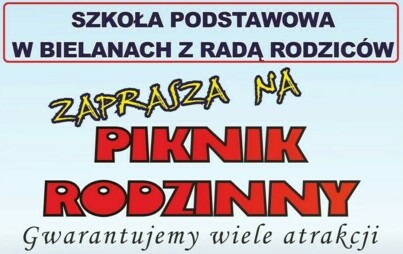 Zdjęcie do Piknik Rodzinny Szkoły Podstawowej w Bielanach