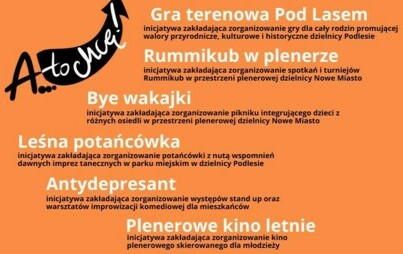 Zdjęcie do A&hellip; to chcę!, czyli inicjatywy kulturalne mieszkańc&oacute;w