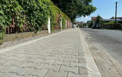 Zdjęcie do Remont chodnika przy ul. Solnej w Bielanach zakończony