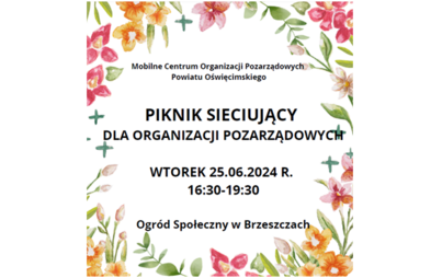 Zdjęcie do WYDARZENIE ODWOŁANE! | Piknik Sieciujący w Brzeszczach: Otwarcie Mobilnego Centrum Organizacji Pozarządowych Powiatu Oświęcimskiego 2024