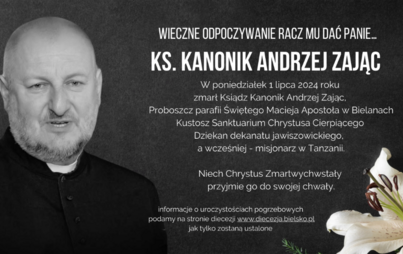 Zdjęcie do Zmarł ks. Andrzej Zając