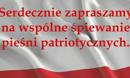 Zdjęcie do Wsp&oacute;lne śpiewanie pieśni patriotycznych w Łękach - zapraszamy!