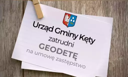 Zdjęcie do Urząd Gminy Kęty zatrudni geodetę