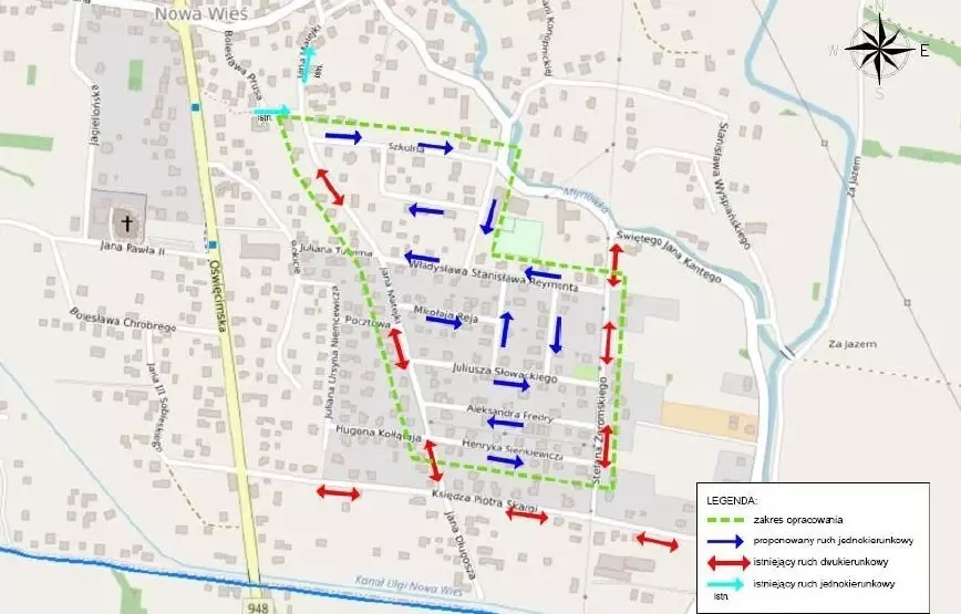 Zdjęcie do Zmiana organizacji ruchu w Nowej Wsi: Konsultacje społeczne