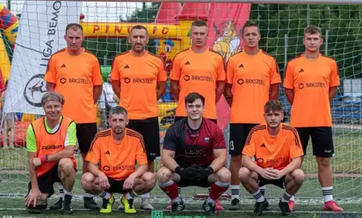 Piłkarze BRK Steel & TS Hejnał Oldboys