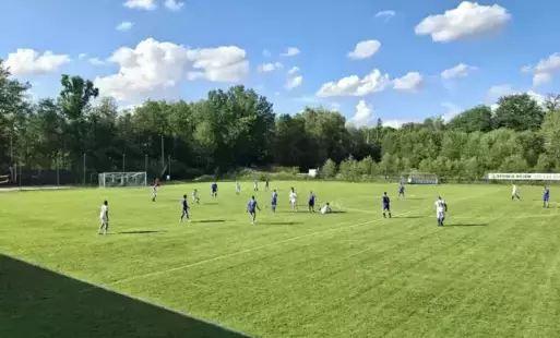 Mecz pomiędzy Bulowicami Dolnymi i Górnymi.