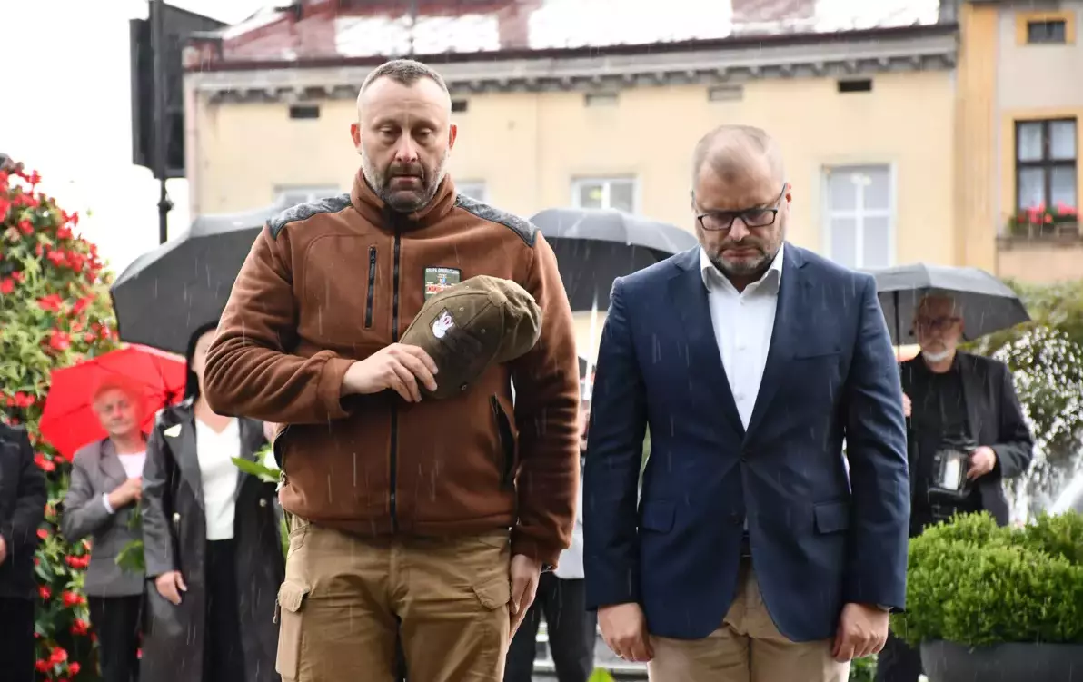 Burmistrz Gminy Kęty i Zbigniew Kurnik