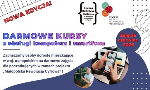 Zdjęcie do Czerwcowa edycja kurs&oacute;w komputerowych w kęckiej bibliotece